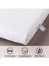 Waterproof Quilted Zipped Toddler Cot Mattress Protector