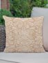 Textured Elegance Beige Cushion