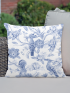 Blue Chinoiserie Charm Cushion