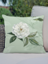 Green Grace Floral Cushion