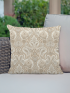 Elegant Paisley Brown Cushion