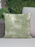 Palm Grove Green Cushion
