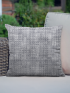 Textured Weave Grey Cushion