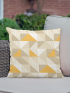 Geometric Elegance Cotton Cushion